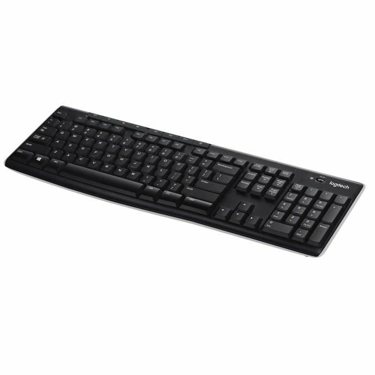 Klawiatura Bezprzewodowa Logitech Francuski Czarny AZERTY