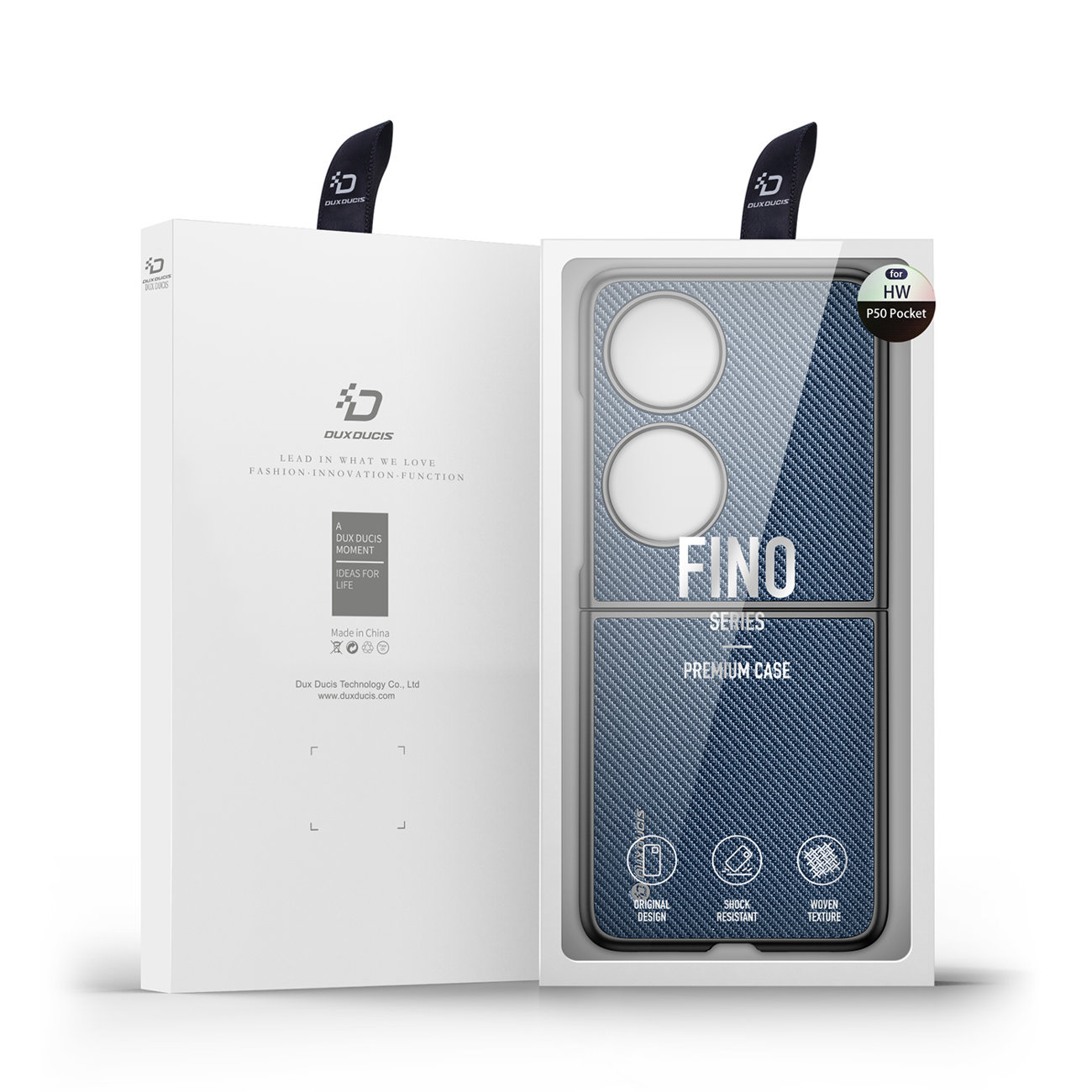 Dux Ducis Fino Huawei P50 Pocket blue