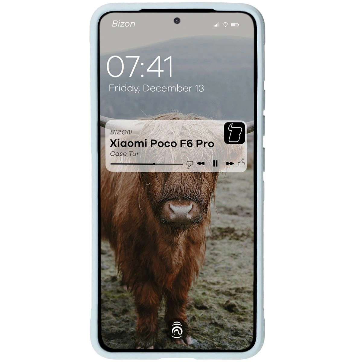 Bizon Case Tur Xiaomi Poco F6 Pro light blue