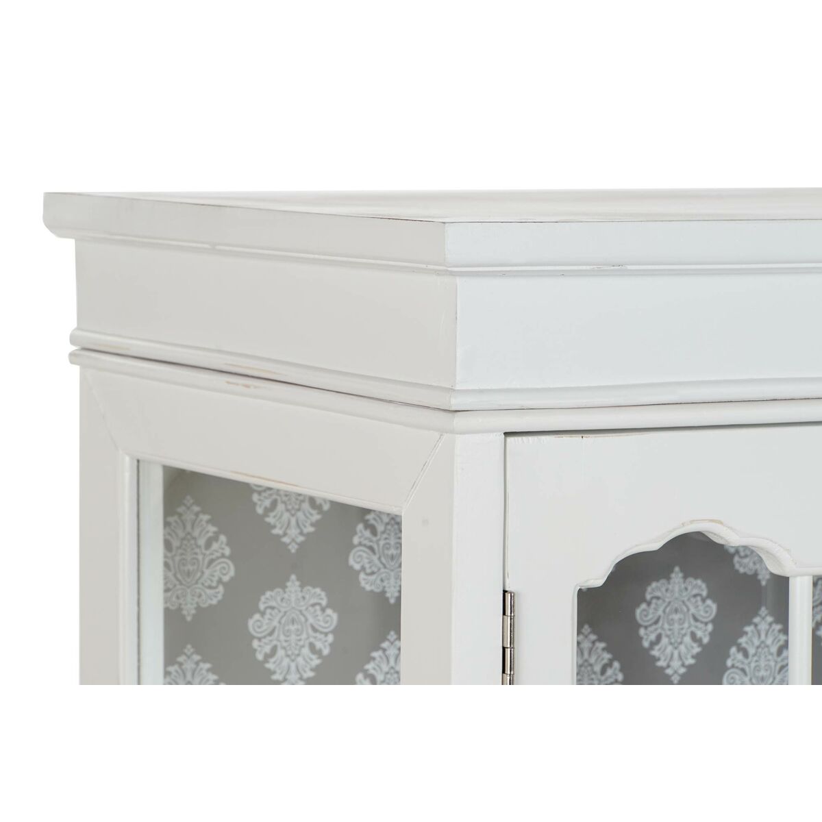 Sideboard DKD Home Decor 142,5 x 40,5 x 101,5 cm Fir Crystal White