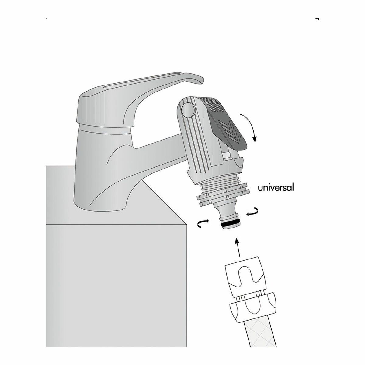 Faucet adapter Aqua Control C2025 Universal