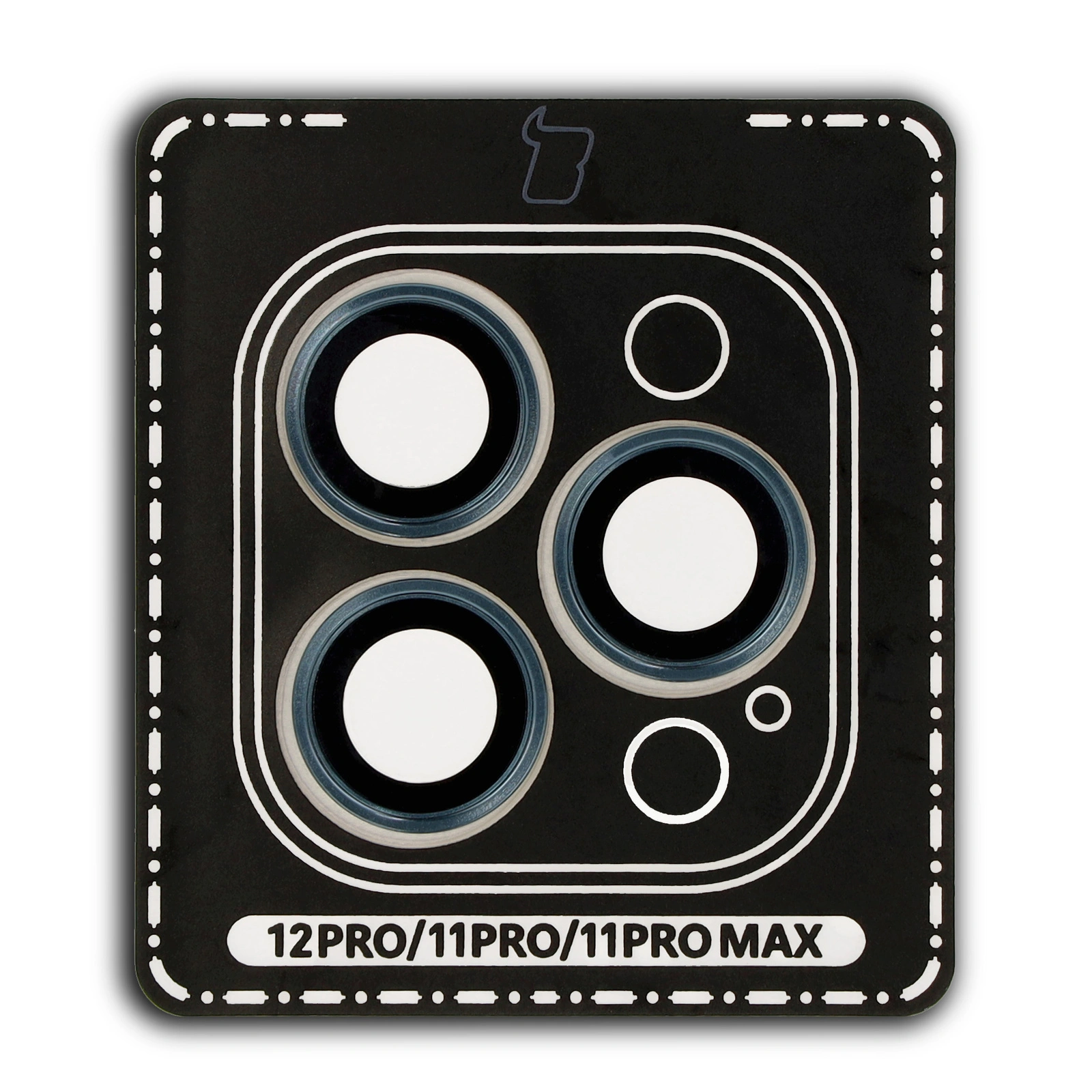 Bizon Glass Snap Lens Apple iPhone 12 Pro / 11 Pro / 11 Pro Max marine frame