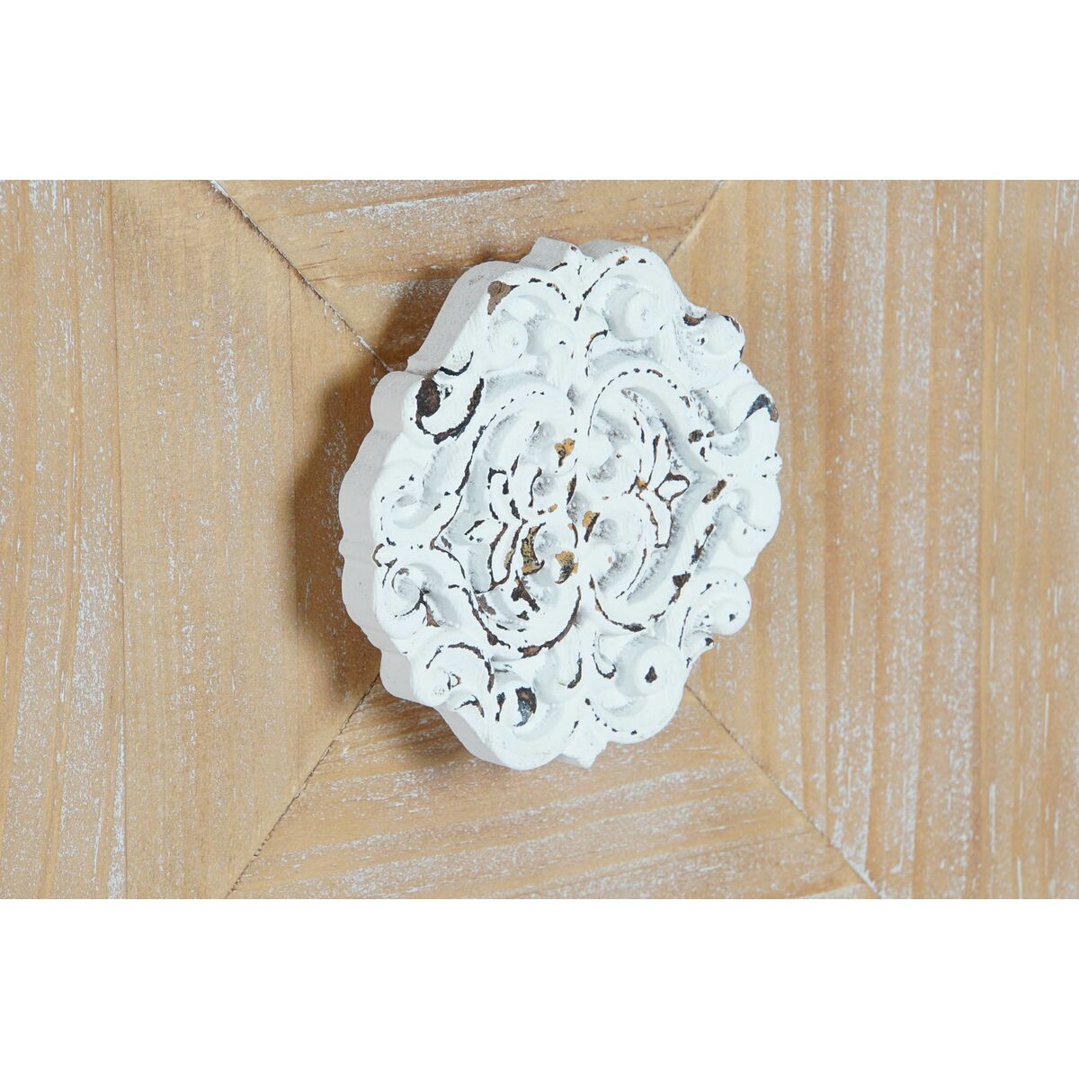 Beistelltisch DKD Home Decor Tanne Metall Weiß 120 x 35 x 90 cm