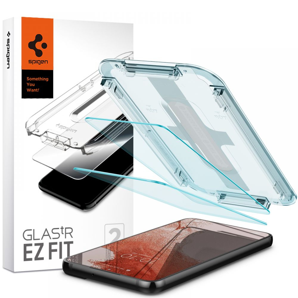 Szkło hartowane Spigen GLAS.tR ez Fit Samsung Galaxy S22+ Plus [2 PACK]