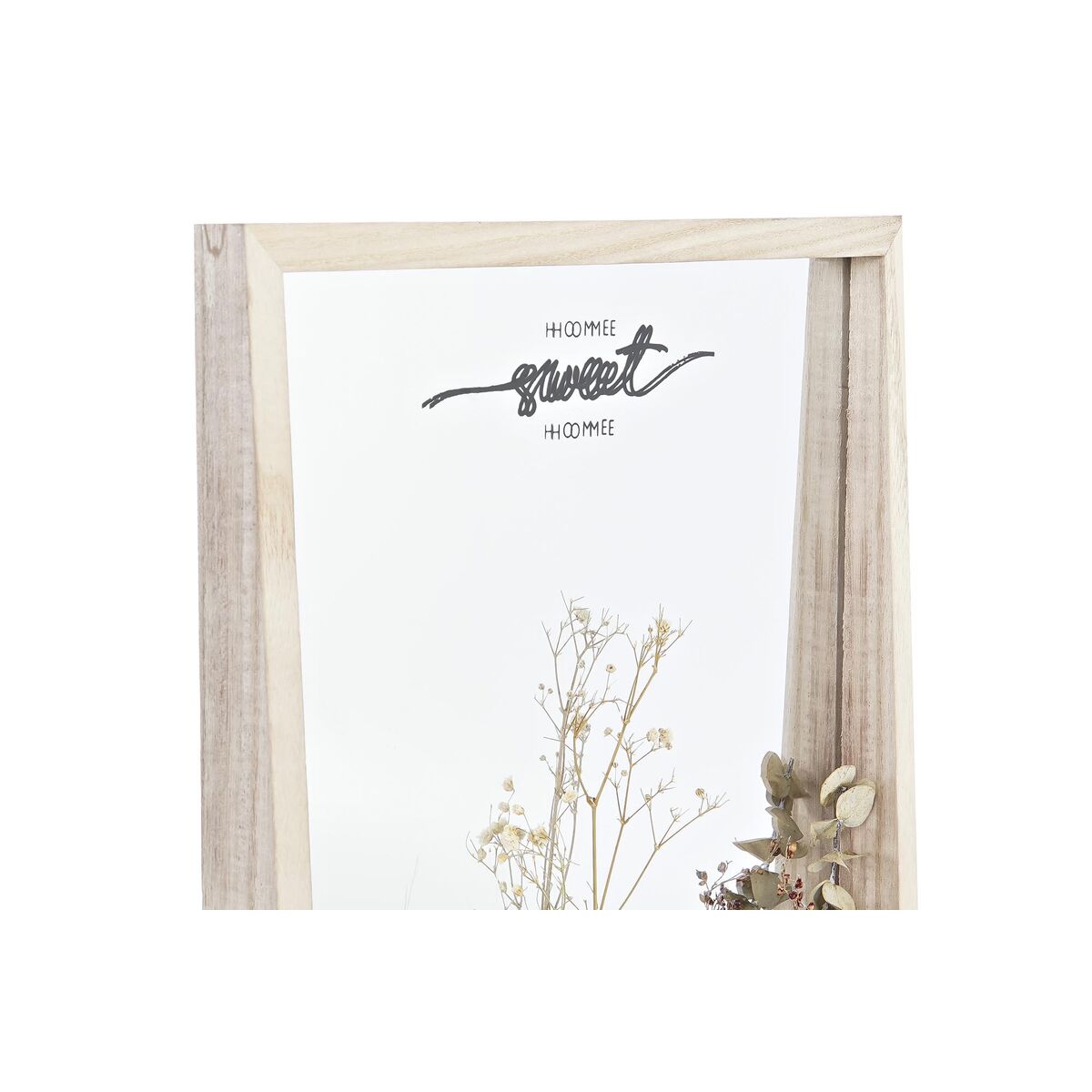 Wandspiegel DKD Home Decor Kristall natürlich Weiß 30 x 4 x 40 cm Holz MDF Cottage (2 Stück)