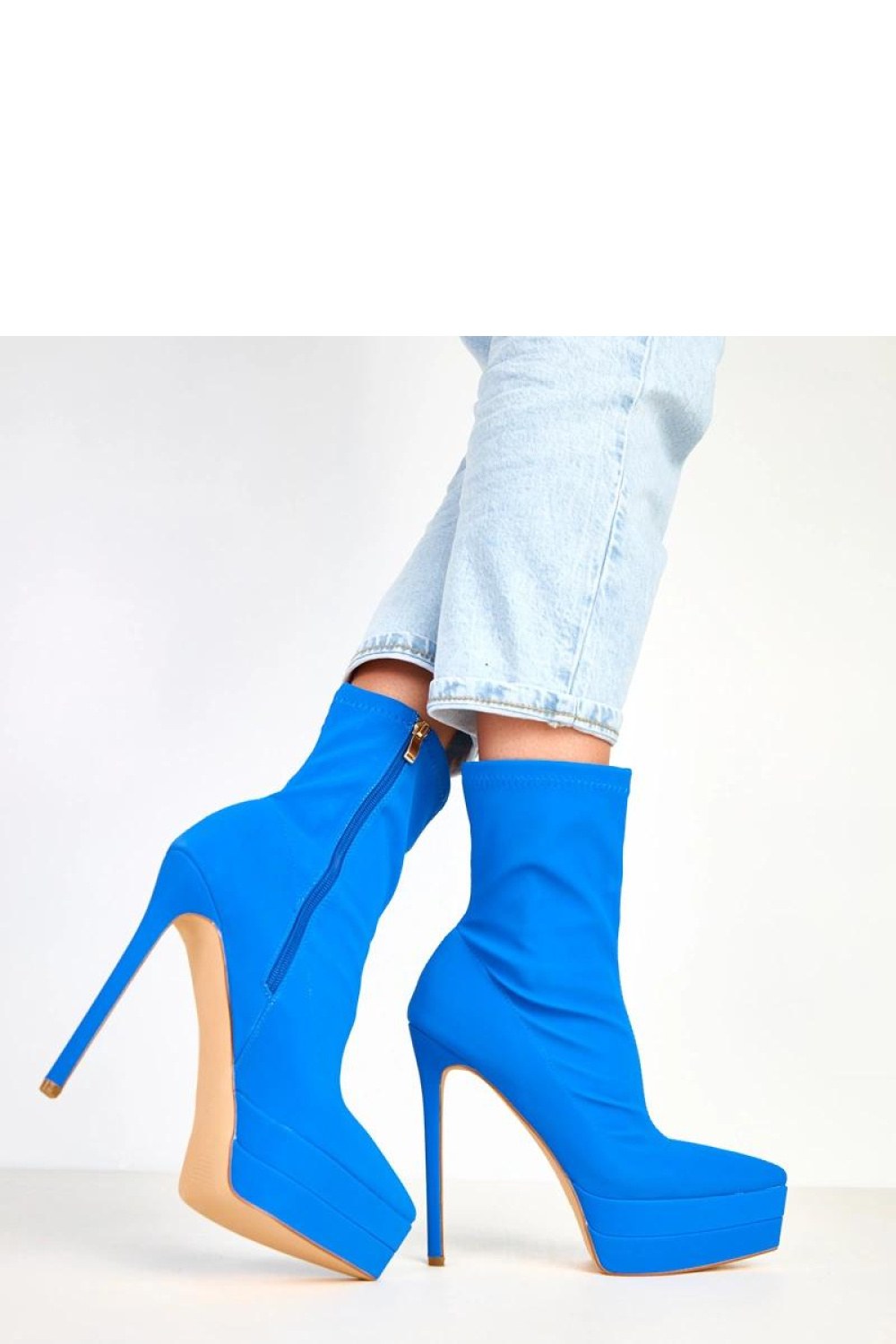  Heel boots model Solea  blue