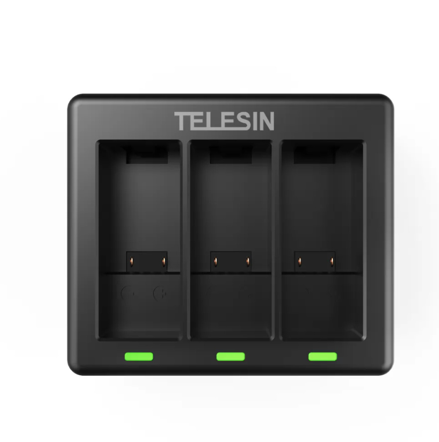 Telesin 3-slot charger for GoPro Hero 9 / Hero 10 + 2 batteries (GP-BTR-903)