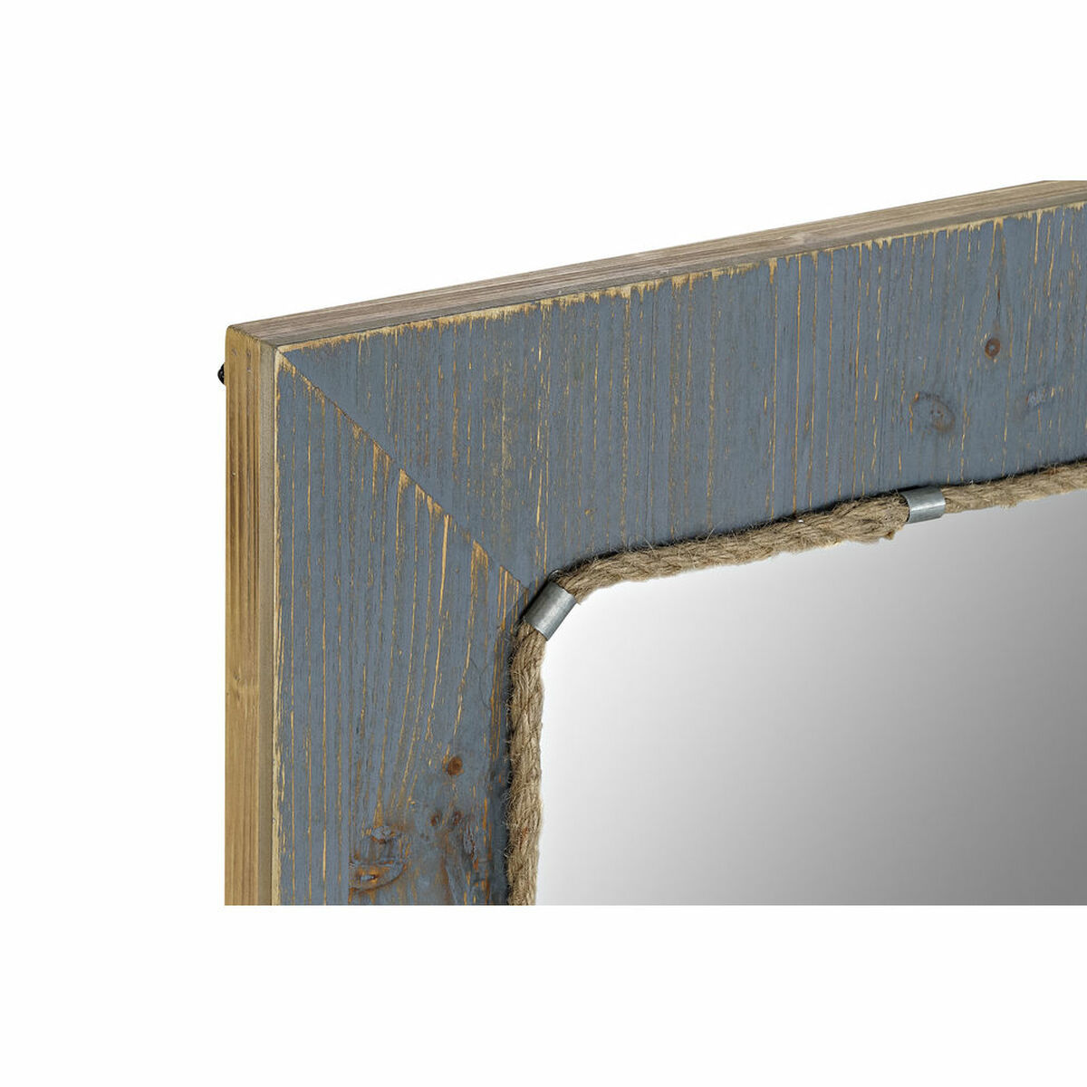 Wall mirror DKD Home Decor Blue White Fir (60 x 3.5 x 89.5 cm)