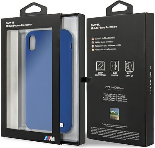 BMW BMHCI61MSILNA Apple iPhone XR navy hardcase Silicone M Collection