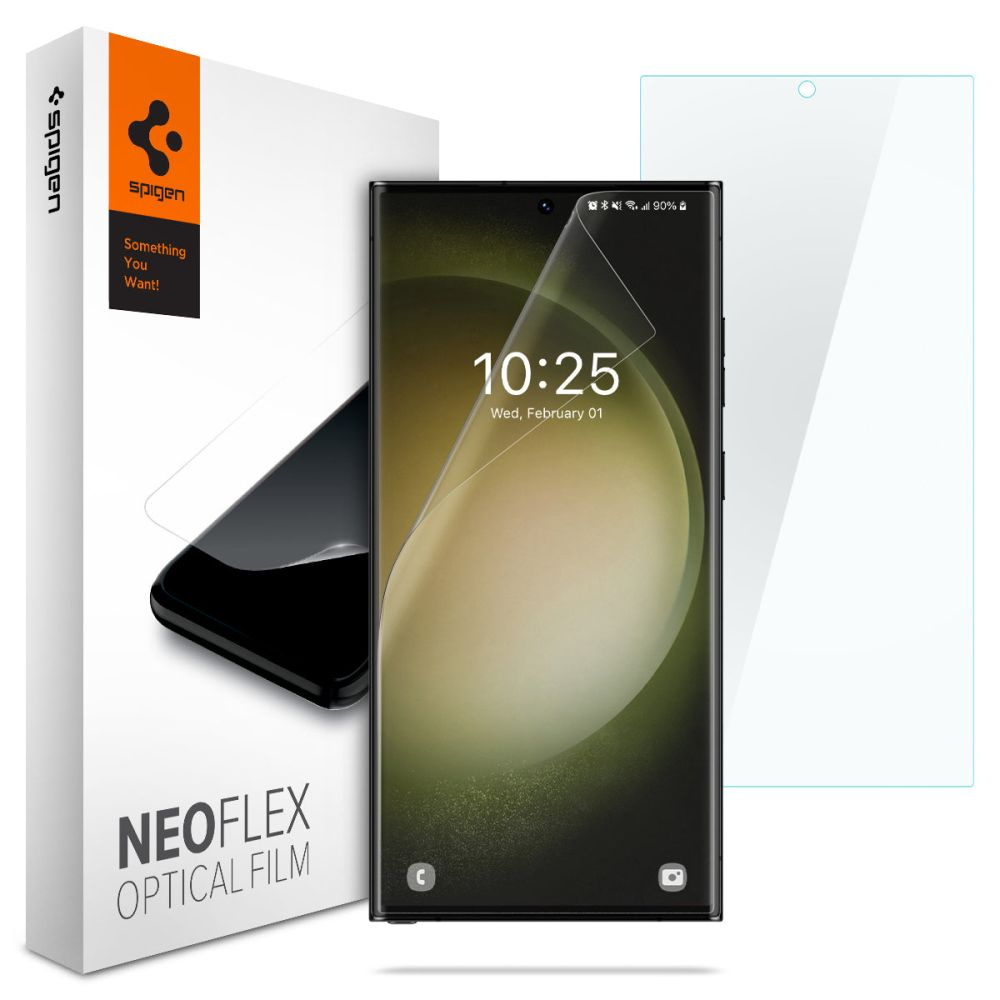 Spigen Neo Flex Samsung Galaxy S23 Ultra Clear [2 PACK]
