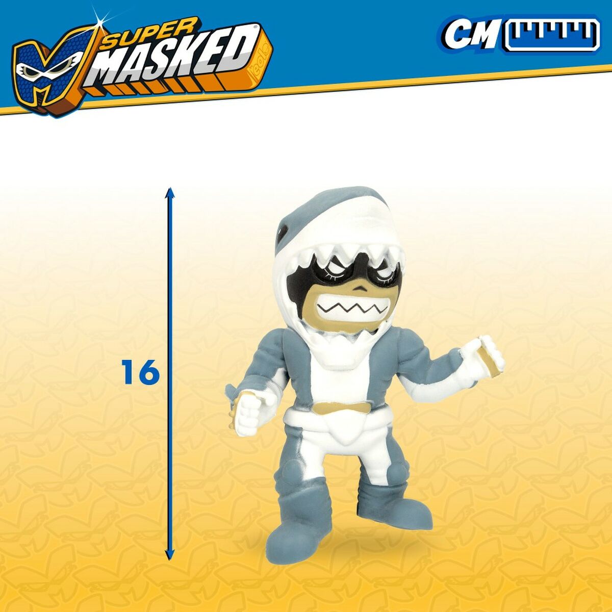 Collectable Figures Eolo Super Masked Jaw Boy Elastic 14 x 16 x 8,5 cm (12 Units)