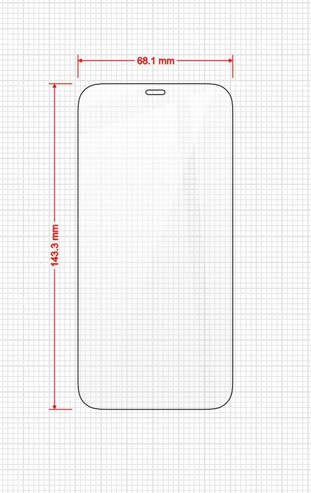 GrizzGlass HybridGlass Easy Apple iPhone 12 [2 PACK]