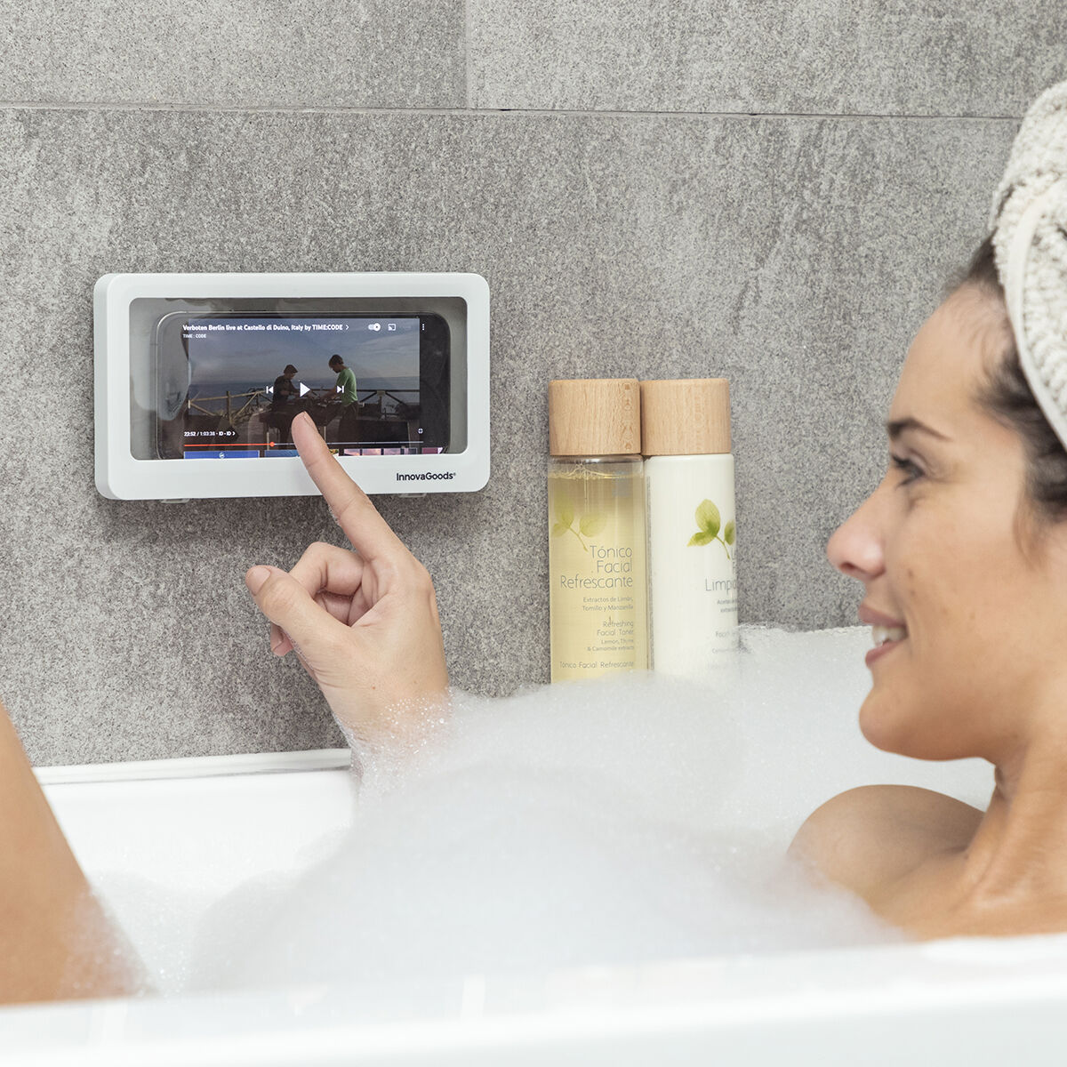 Waterproof Wall Case for Smartphone Cashower InnovaGoods