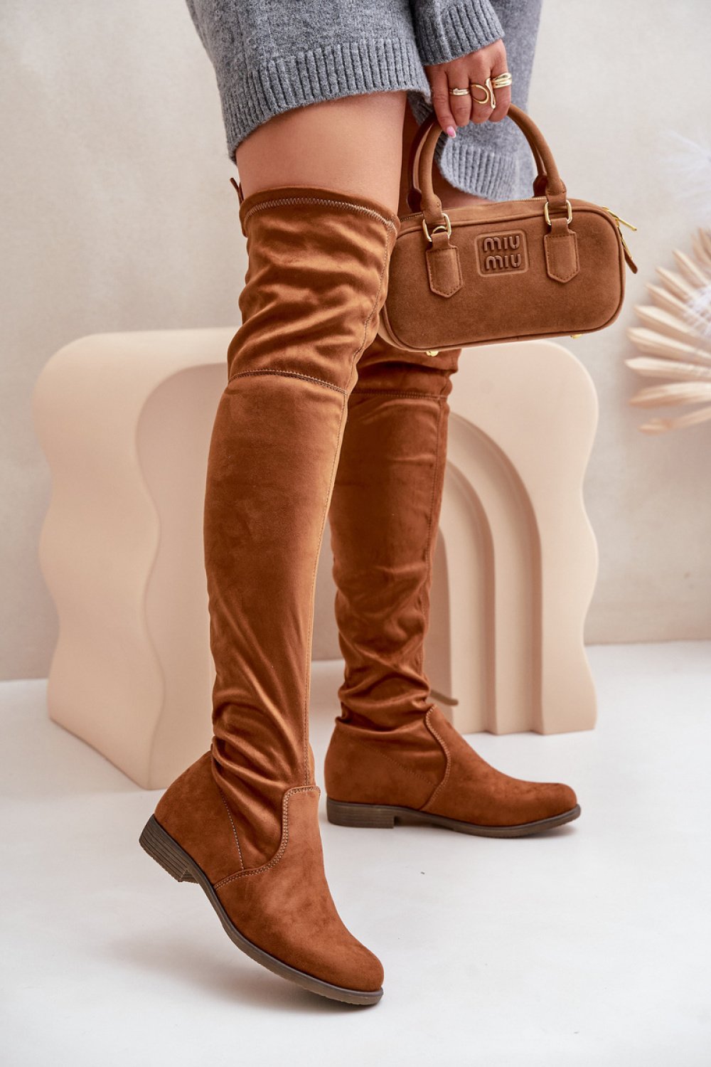  Thigh-Hight Boots model 203524 Step in style  brown