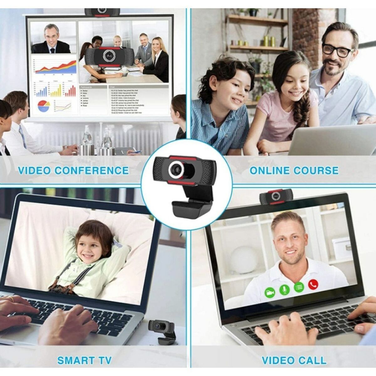 Webcam Techly 361438 Full HD (1) Webcam Techly 361438 Full HD (1)
