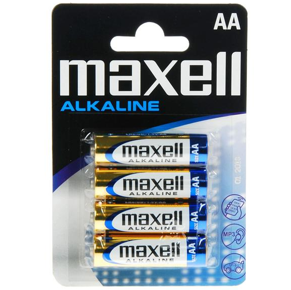 MAXELL BATTERY  AA LR6 BLISTER*4 EU