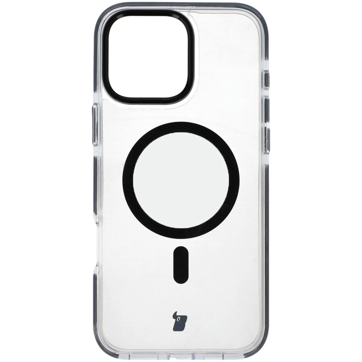 Bizon Case Marco Apple iPhone 16 Pro Max clear with black frame