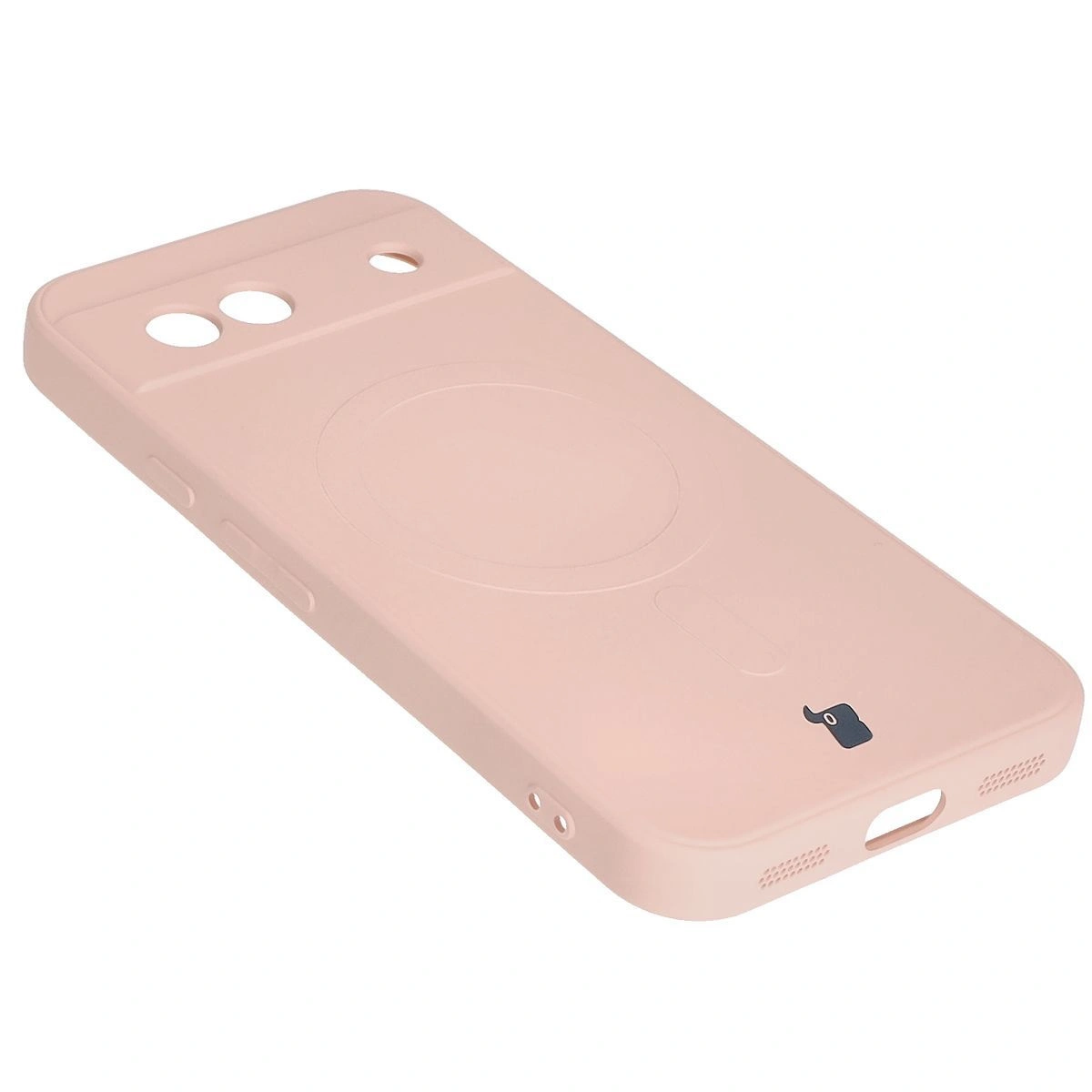 Bizon Case Silicone Magnetic Sq Google Pixel 8a light pink