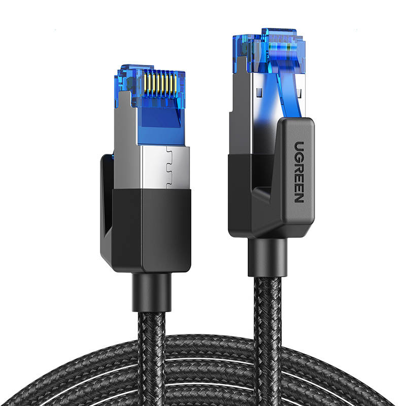 UGREEN NW153 Ethernet RJ45 Cable, Cat.8, F/FTP, 2m (black)