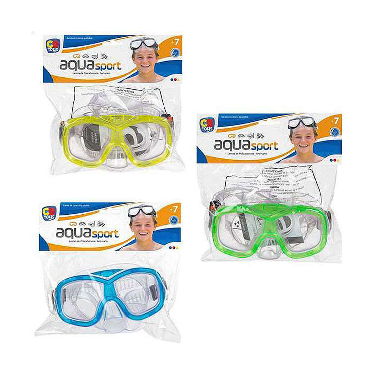 Okulary do Nurkowania Colorbaby Wielokolorowy