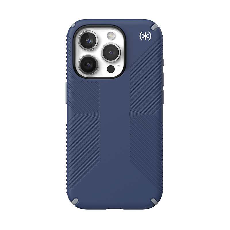 Speck Presidio2 Grip MagSafe Apple iPhone 15 Pro (Coastal Blue/Dustgrey/White)