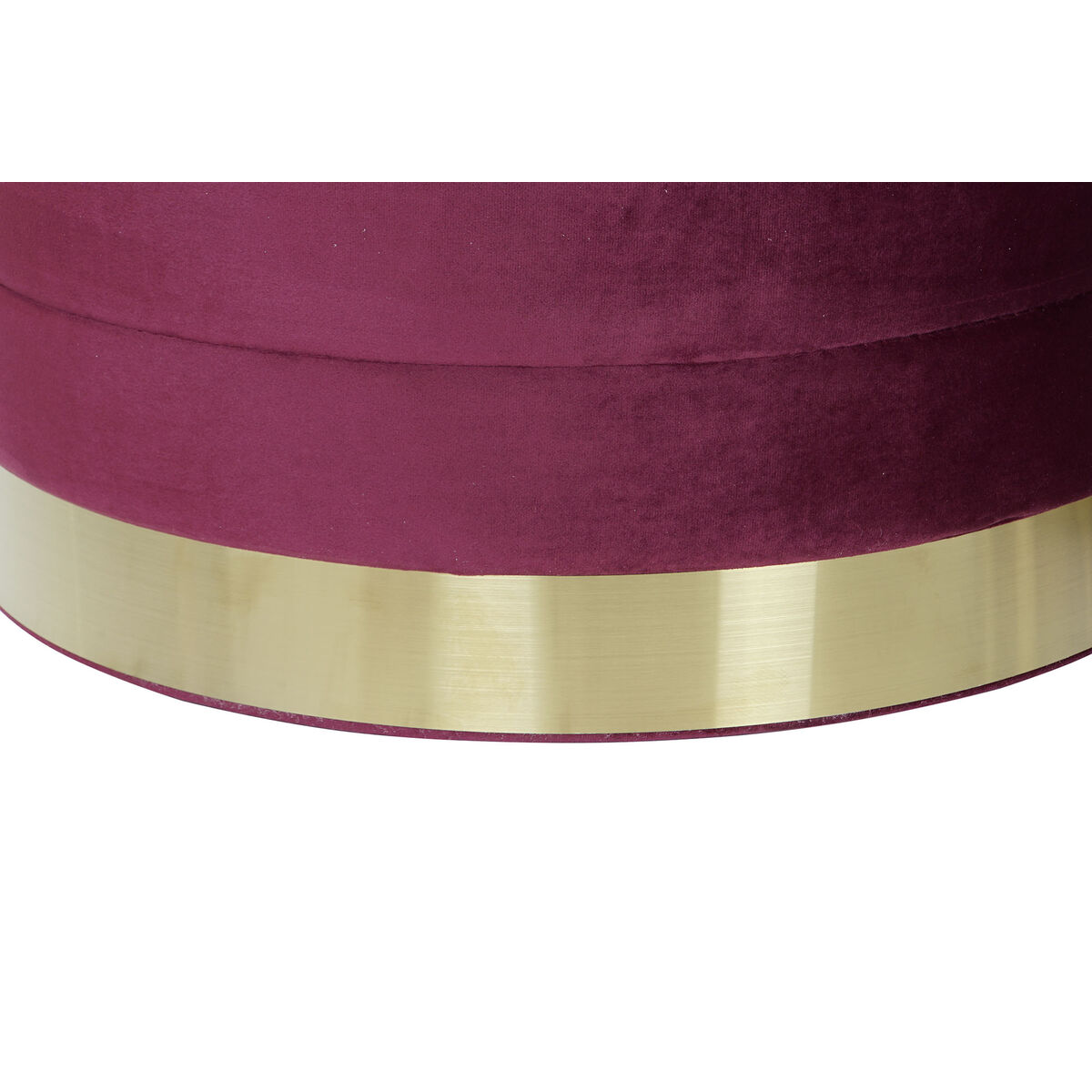 Footrest DKD Home Decor Velvet 60 x 60 x 45 cm MDF Wood