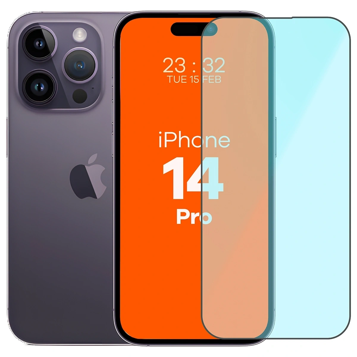 Szkło ochronne 2.5D Bizon Smart Glass do Apple iPhone 14 Pro