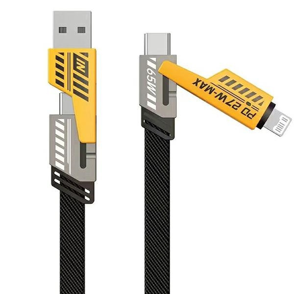 AWEI CL-226 cable 4in1 USB-C / Lightning black