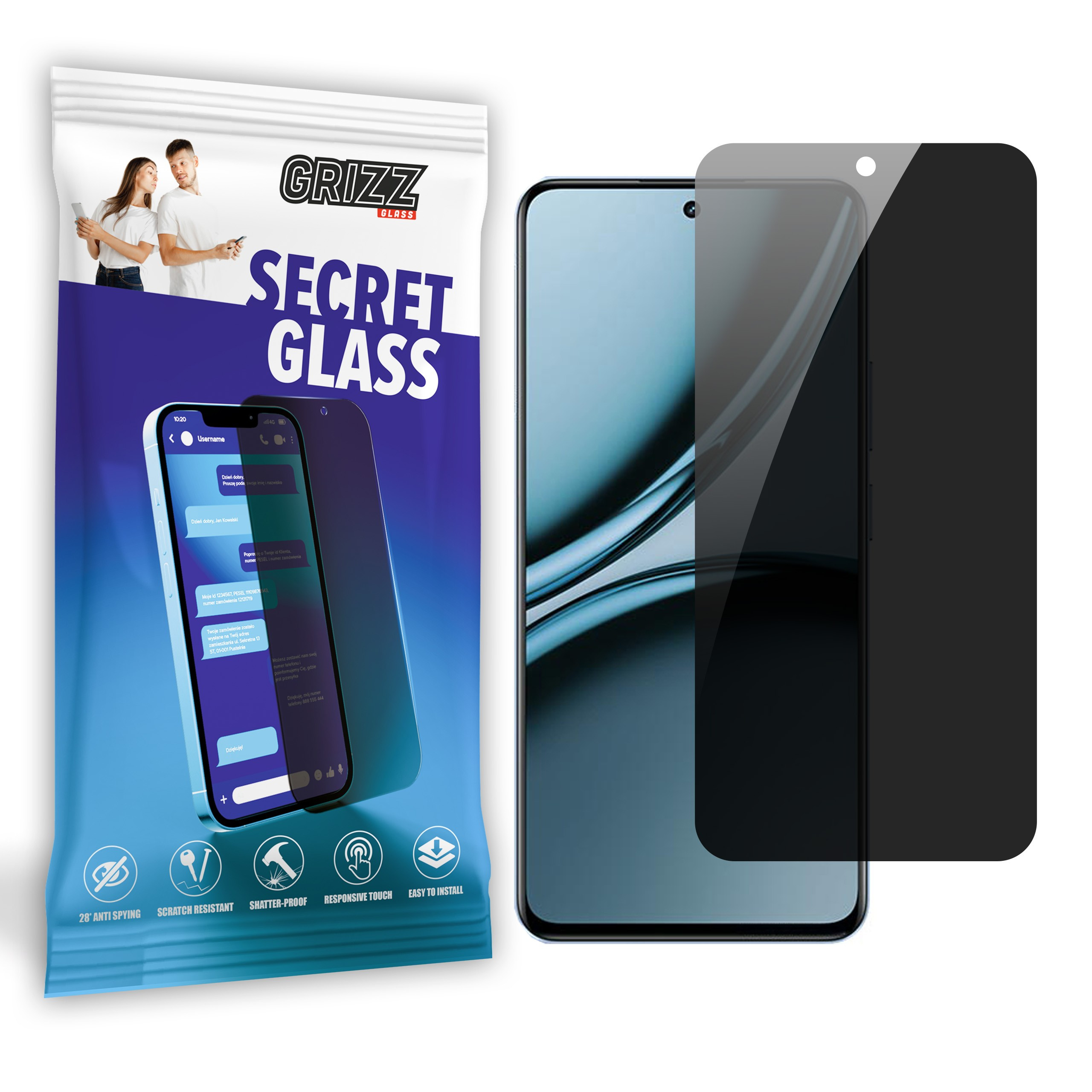 GrizzGlass SecretGlass Realme Narzo 70