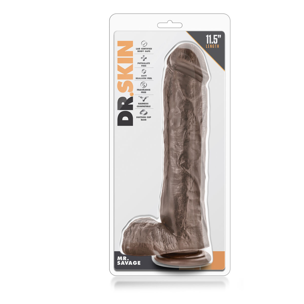 Realistic Dildo Blush Dr Skin PVC Ø 6,1 cm (23,5 cm)