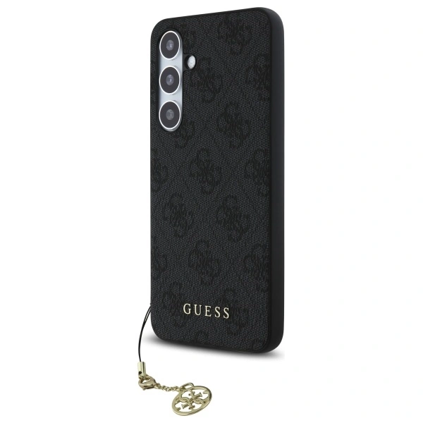 Guess GUHCS24FEGF4GGR Samsung Galaxy S24 FE hardcase 4G Charms Collection grey