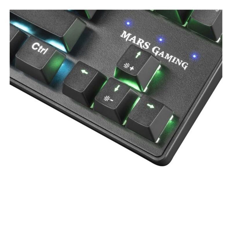 Gaming Keyboard Mars Gaming MKXTKLR Black