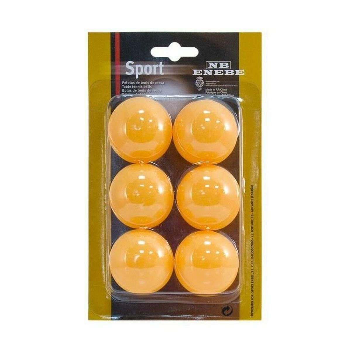 Balls Enebe 845500 Ping Pong 6 pcs