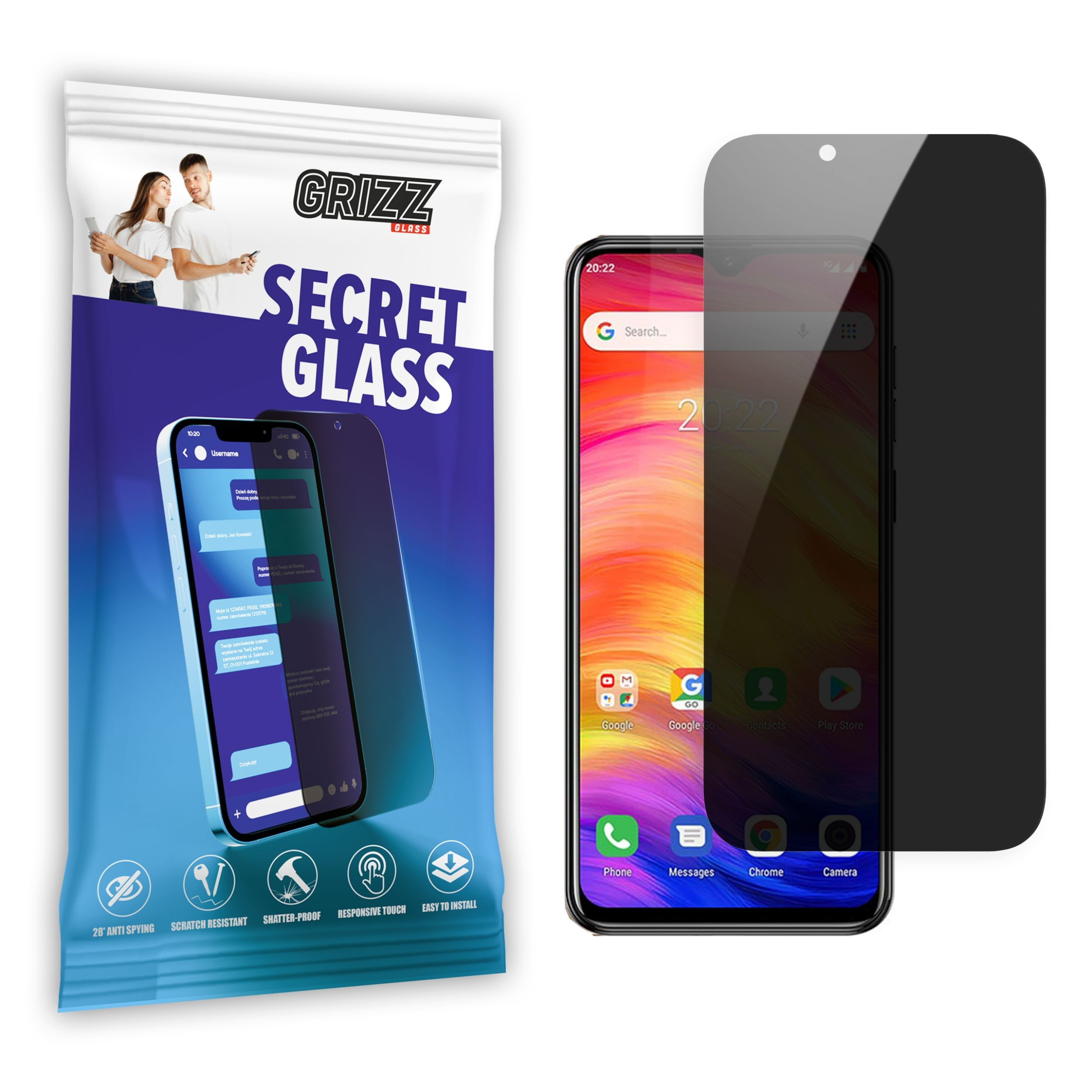 GrizzGlass SecretGlass Ulefone S11