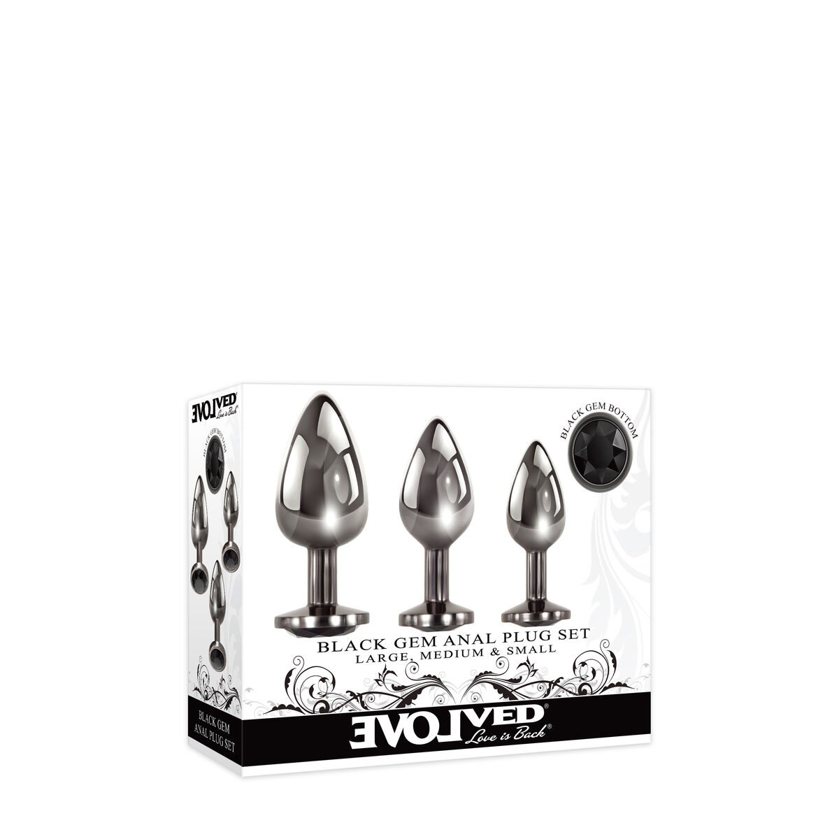 Anal plug Evolved Silver Anal plug Evolved Silver