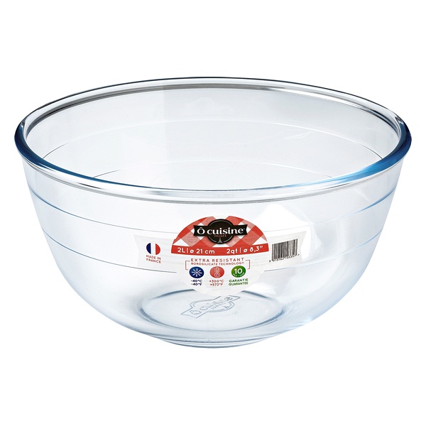 Mixing Bowl Ô Cuisine O Transparent Glass Mixing Bowl Ô Cuisine O Transparent Glass