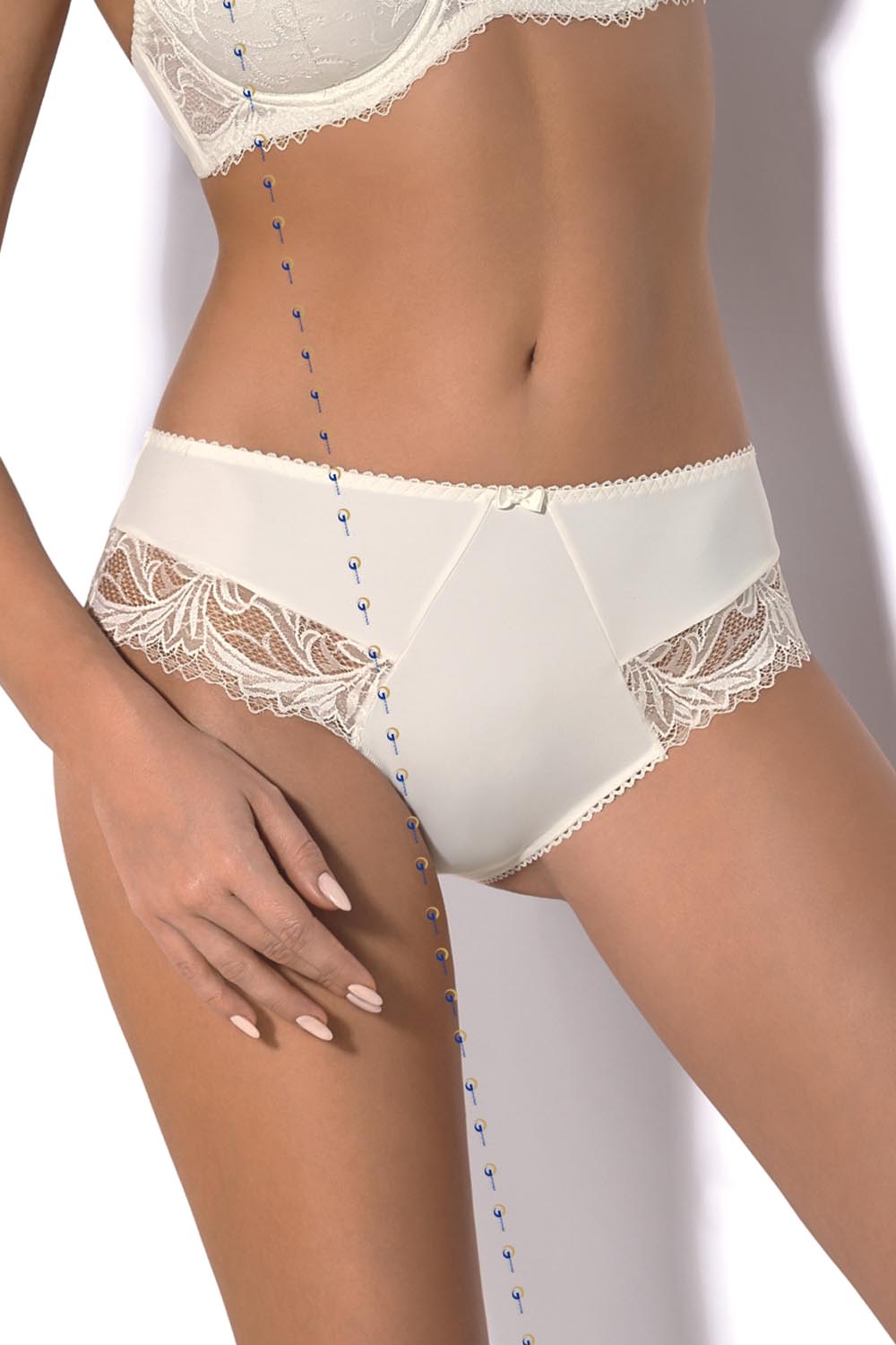 Panties model 109476 Gorsenia Lingerie beige Ladies