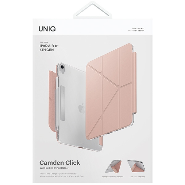 UNIQ Camden Click Apple iPad Air 11" 2024 (6 gen) blush pink