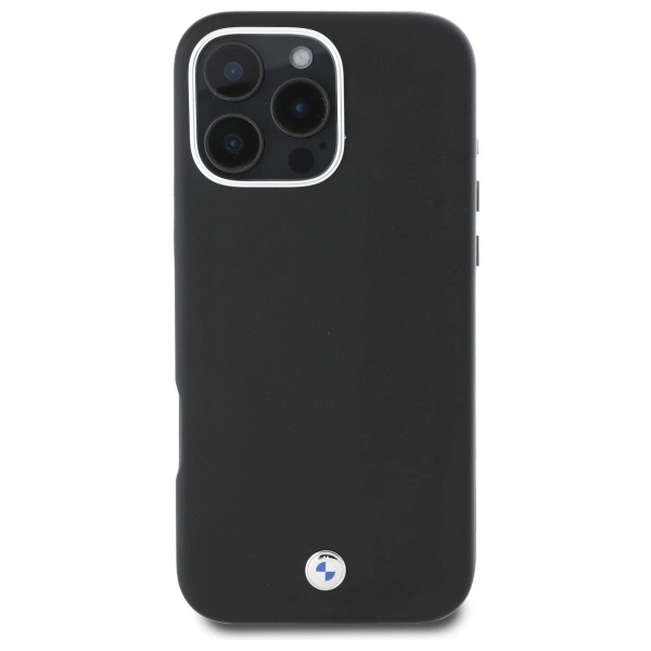BMW BMHMP16L23PUFWK Apple iPhone 16 Pro hardcase Sign Full Wrapped Metal MagSafe black