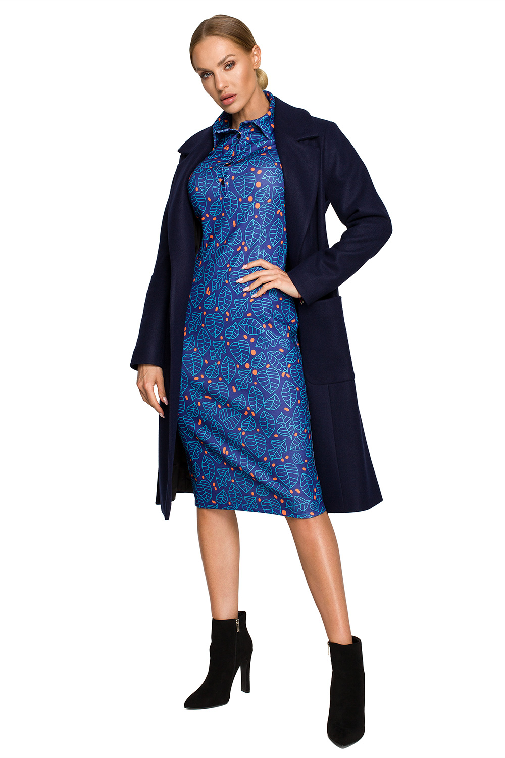 Coat model 169939 Moe  navy blue