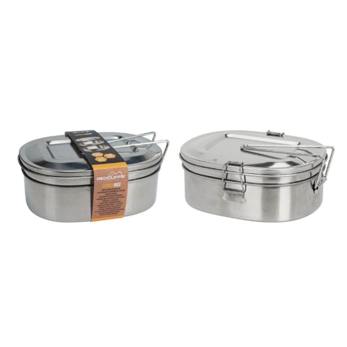 Lunch box Redcliffs Stainless steel 1,2 L Lunch box Redcliffs Stainless steel 1,2 L