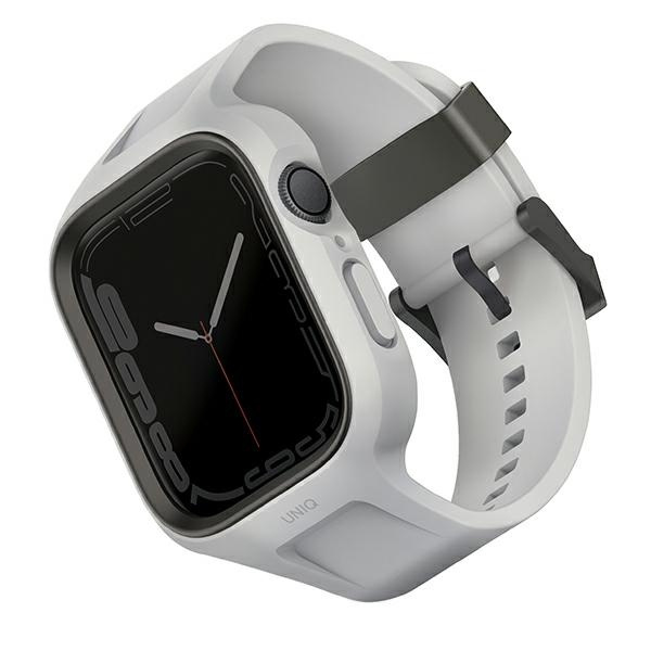 Belt + case UNIQ Monos 2in1 Apple Watch 4/5/6/7/8/9/SE 44/45mm gray/chalk grey