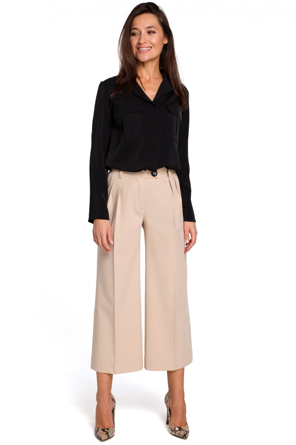  Women trousers model 130478 Stylove  beige