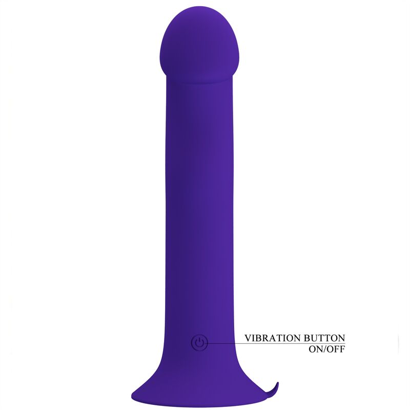 PRETTY LOVE - MURRAY YOUTH VIBRATING DILDO &#38; RECHARGEABLE VIOLET