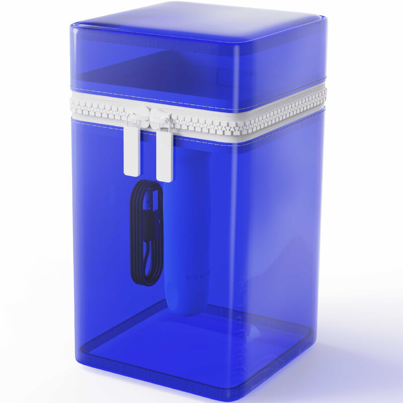 B SWISH - BCUTE CURVE INFINITE CLASSIC LIMITED EDITION SILICONE RECHARGEABLE VIBRATOR ELECTRIC BLUE