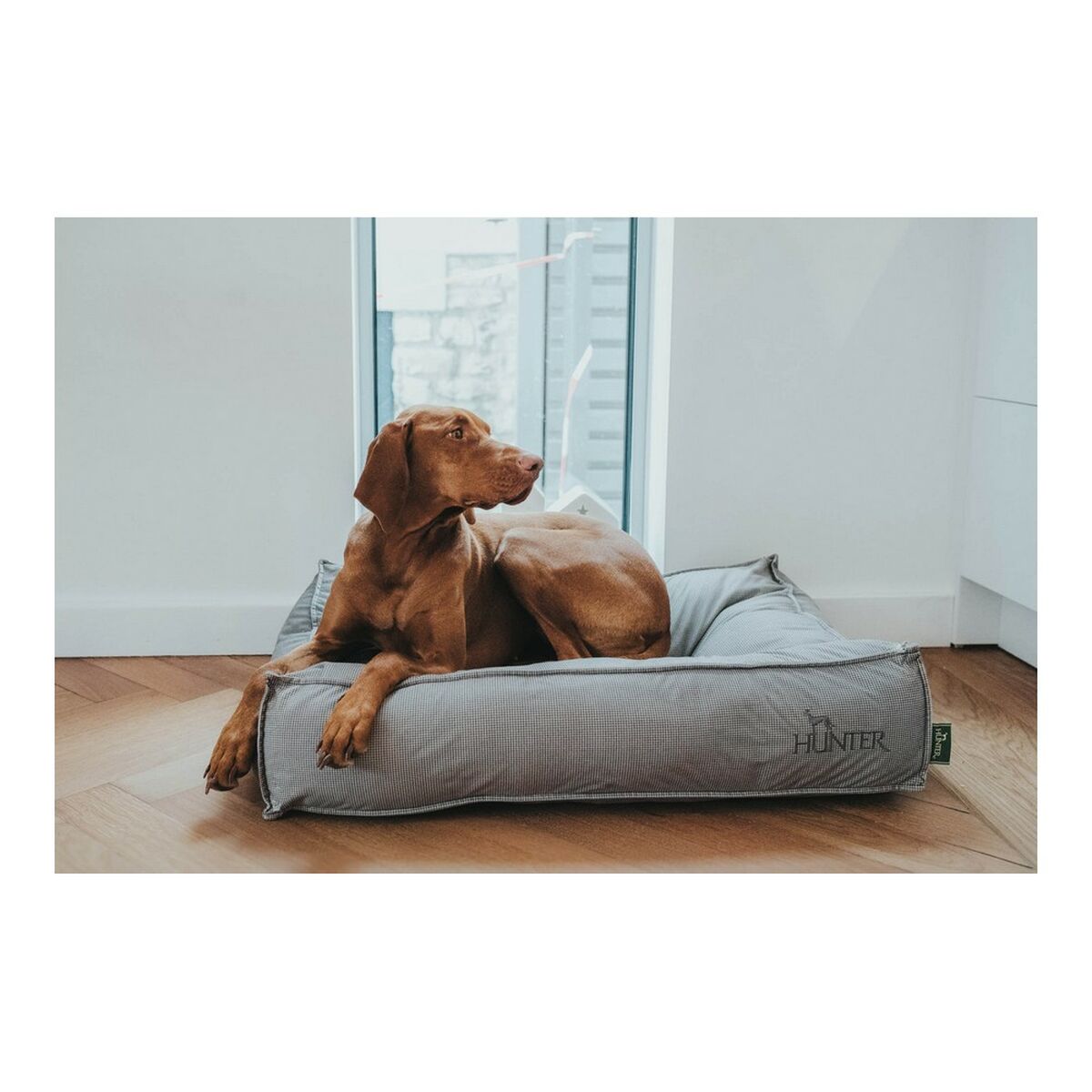 Bed for Dogs Hunter Lancaster Grey (120 x 90 cm)