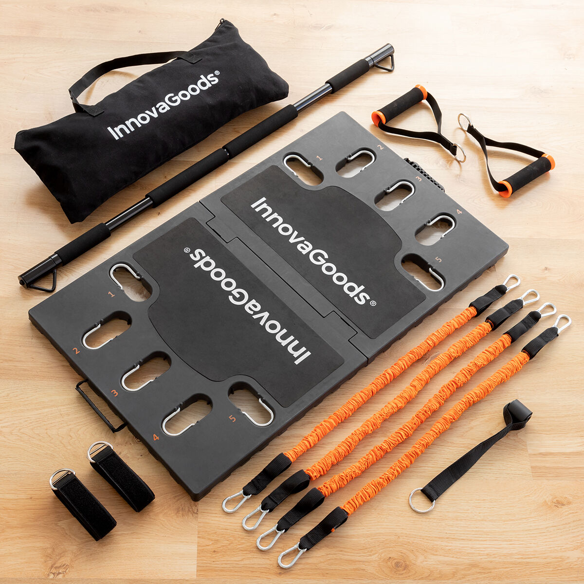 Integriertes tragbares Trainingssystem mit Übungsanleitung Gympak Max InnovaGoods Integriertes tragbares Trainingssystem mit Übungsanleitung Gympak Max InnovaGoods