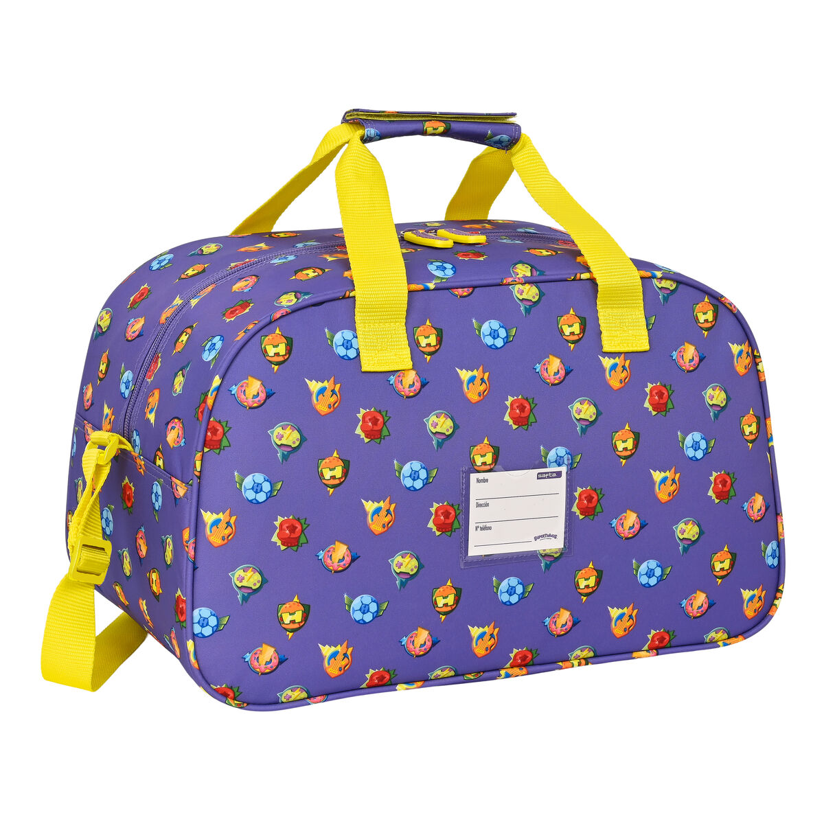 Sports bag SuperThings Guardians of Kazoom Purple Yellow (40 x 24 x 23 cm)