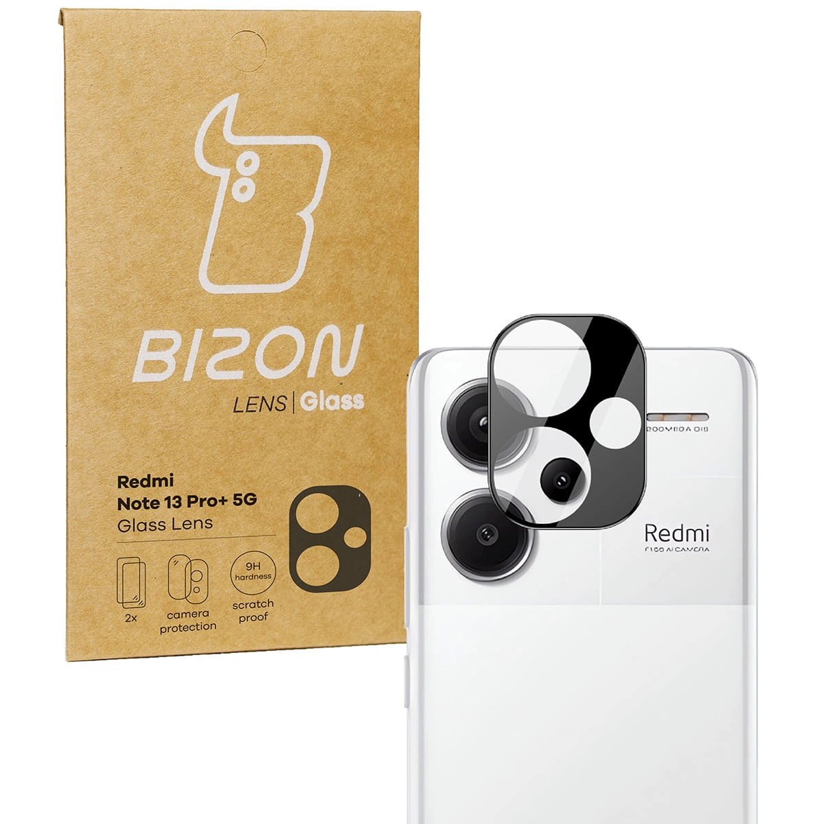 Bizon Glass Lens Xiaomi Redmi Note 13 Pro Plus 5G [2 PACK]