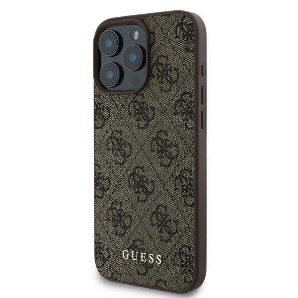 Case Guess GUHCP16LG4GFBR Apple iPhone 16 Pro hardcase 4G Classic brown